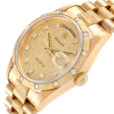 rolex day date 18kt yellow gold price|Rolex presidential day date gold.